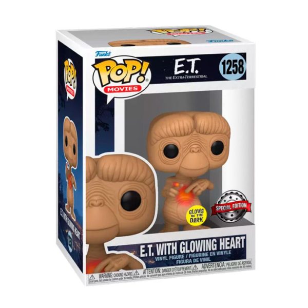 FUNKO POP! E.T. CON CORAZÓN BRILLANTE #1258 - Imagen 2
