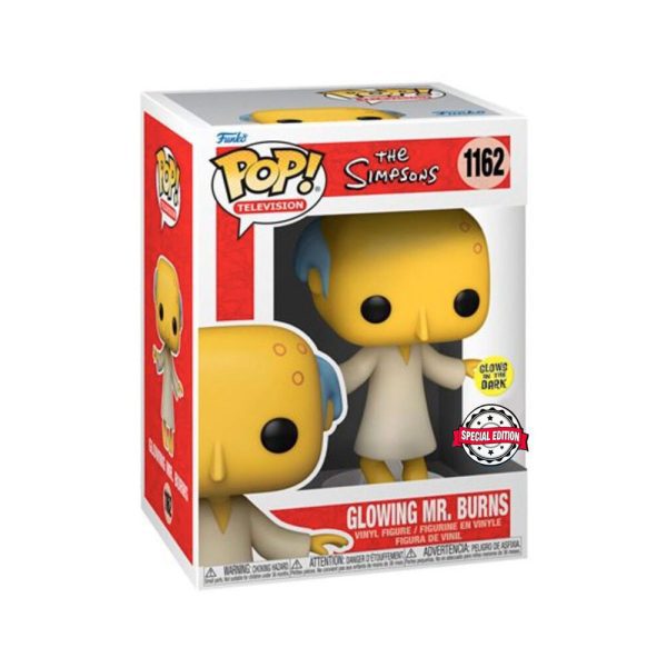 FUNKO POP! SR. BURNS RESPLANDECIENTE #1162 - Imagen 2