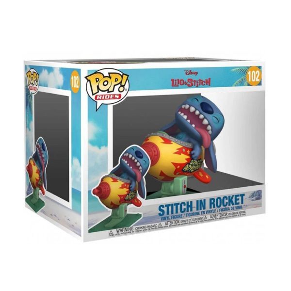 FUNKO POP! STITCH EN COHETE #102 - Imagen 2